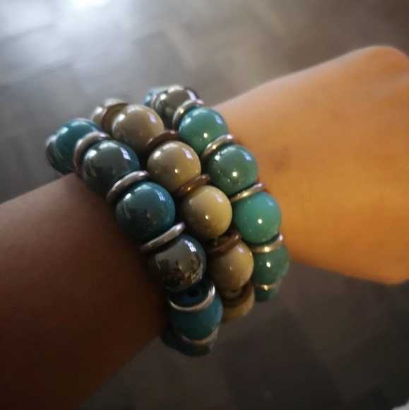 Bead Ball Expandable Bracelets - Picture 2 of 2